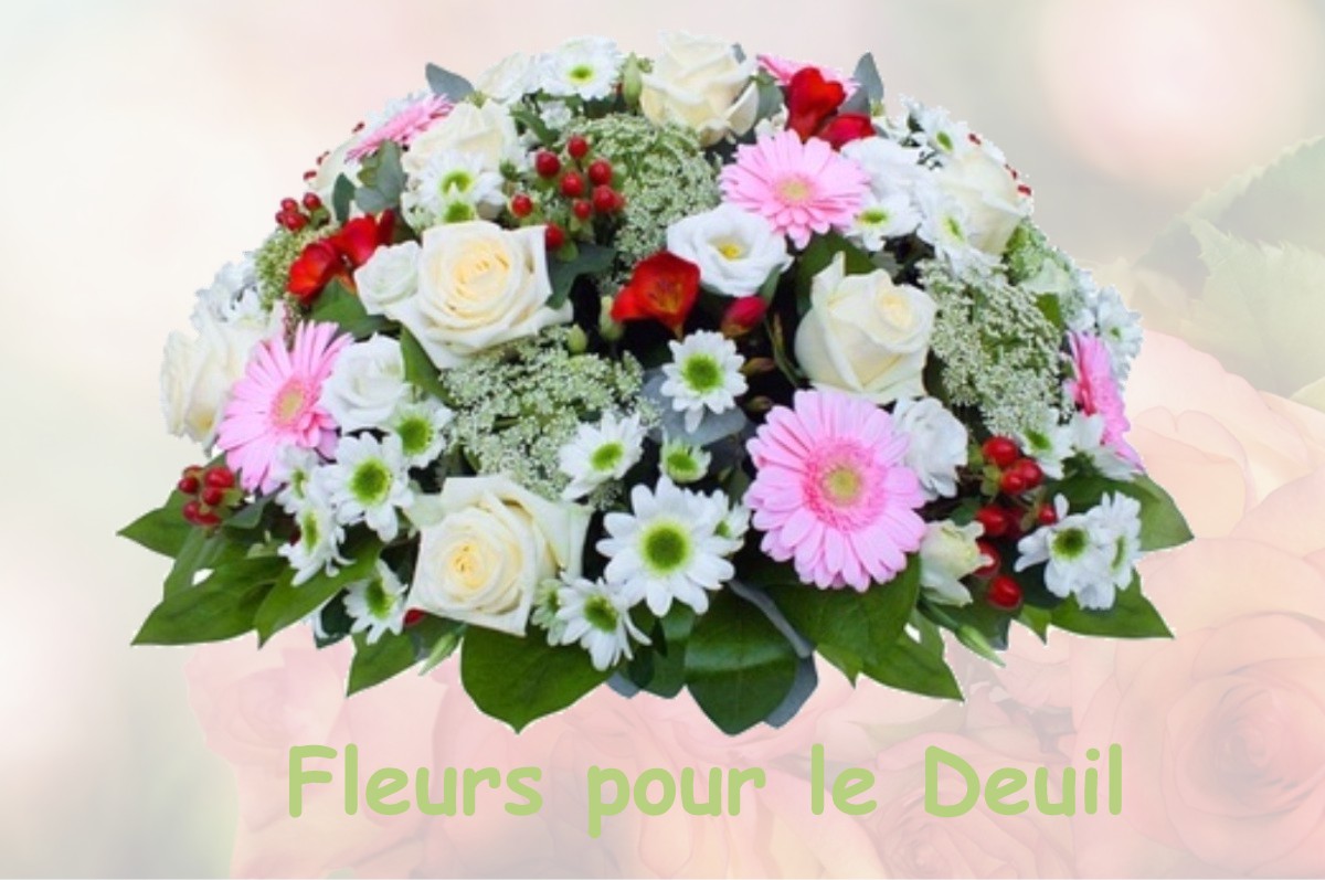 fleurs deuil CHAILLON